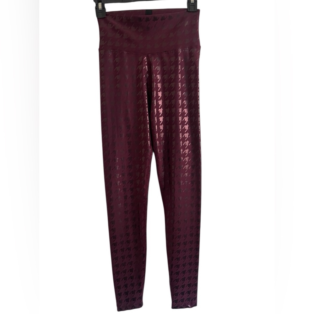 Peloton Show-Up Houndstooth Leggings Size Medium - Picture 2 of 12